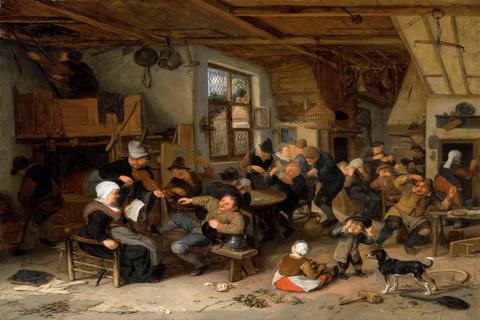 (Cornelis Dusart - Peasant Inn)