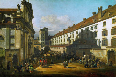 (Bernardo Bellotto (1721-1780) -- Dominikanerkirche in Vienna)