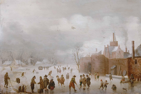 《冬日风景》(Anthonie Verstralen - Winter Landscape)