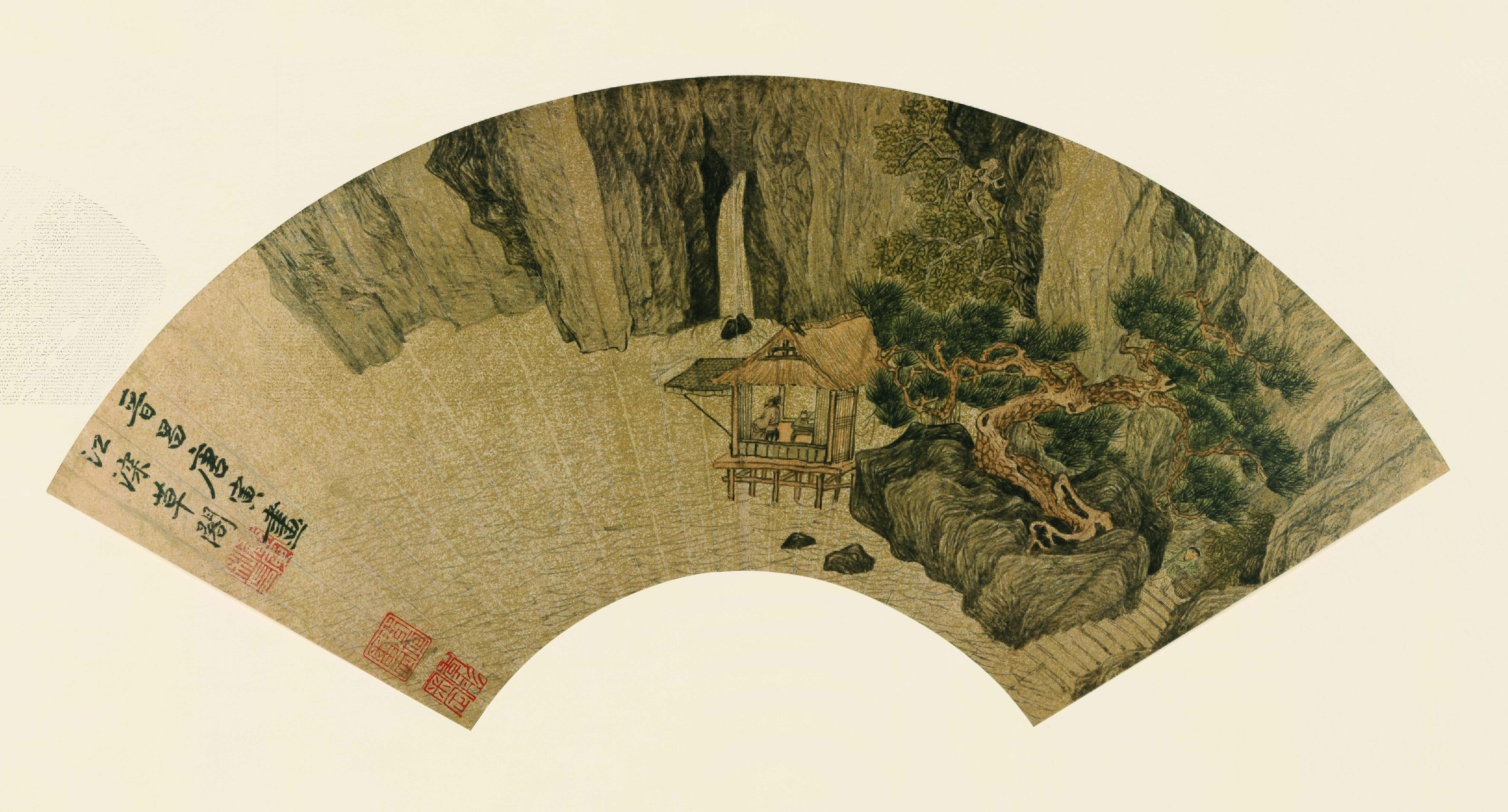 江深草閣圖-唐寅_明代_国画_历代国画艺术长廊