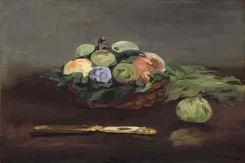 (Edouard Manet Basket of Fruit)
