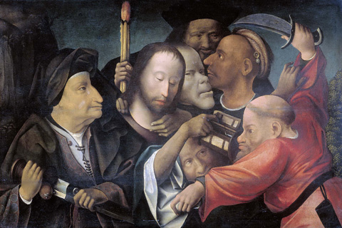 (Bosch Jheronimus De gevangenneming van Christus. 1530-1550)