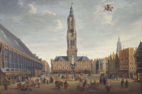 (Jan Baptist van Meunincxhove - The market in Bruges)