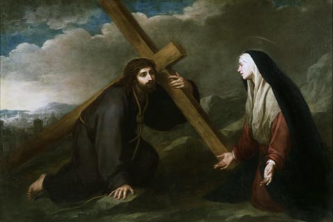 《基督背负十字架》(Bartolomé Esteban Murillo Spanish (active Seville) 1618-1682 Christ Bearing the Cross.tif)