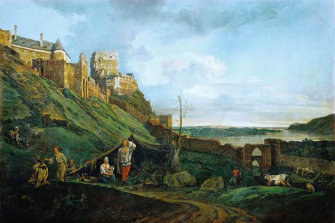 (Bernardo Bellotto (1721-1780) -- Ruins of Theben an der March, Austria)