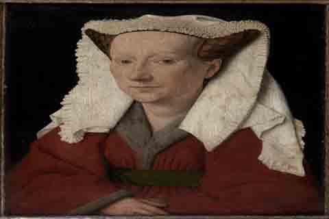 (Jan Van Eyck - Portrait of Margareta van Eyck)