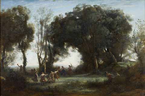 (Camille Corot A Morning. The Dance of the Nymphs)