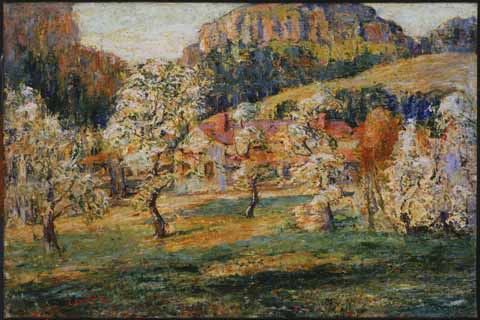 (Ernest Lawson (1873–1939)-May in the Mountains)