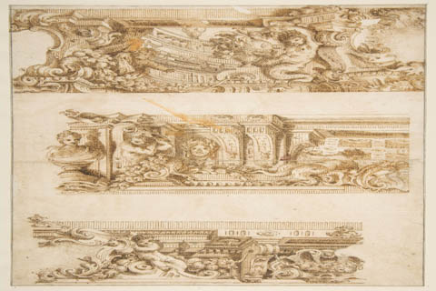 (Antonio Maria Visentini Drawing for Engraving in Raccolta di Vari Schizzi Venice 1747)