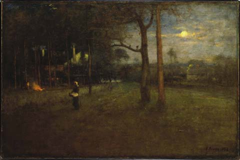(George Inness (1825–1894)-Moonlight, Tarpon Springs)