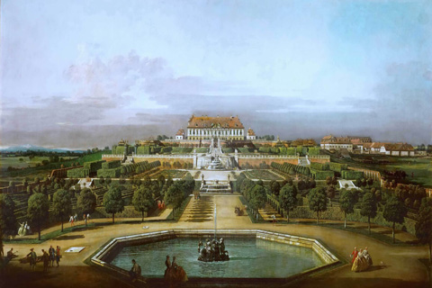 (Bernardo Bellotto (1721-1780) -- Schlosshof Castle)