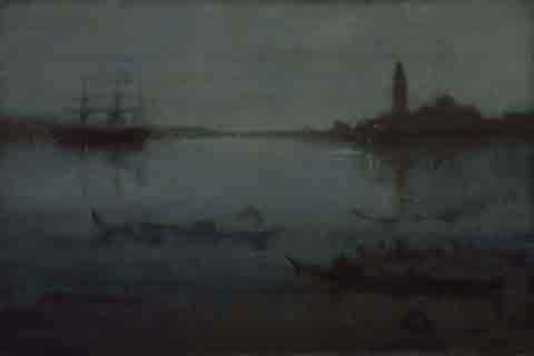 (James Abbott McNeill Whistler Nocturne in Blue and Silver The LagoonVenice)