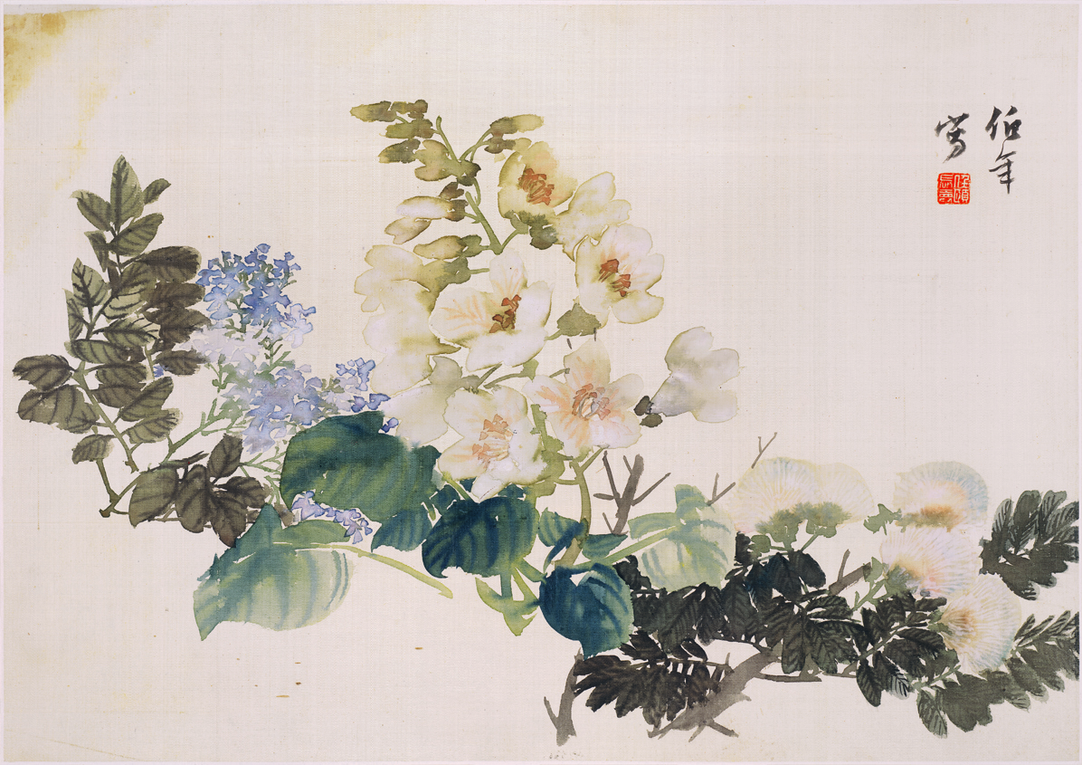 花卉十二开-07-任伯年_清代_国画_历代国画艺术长廊