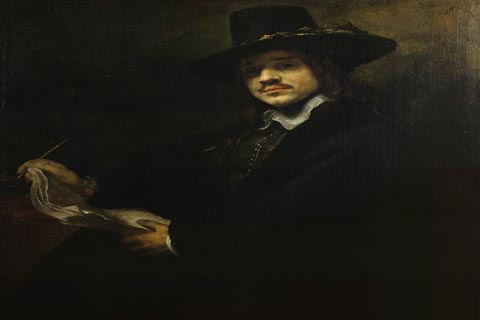 (ReMrandt Harmensz. van Rijn - Portrait of a Young Artist, 1650s)