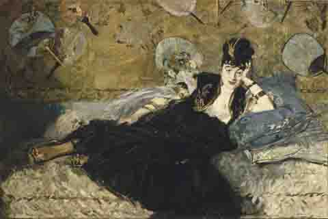 (Edouard Manet Woman with Fans)