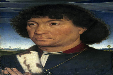 (Hans Memling - Portrait of a Man from the Lespinette Family)
