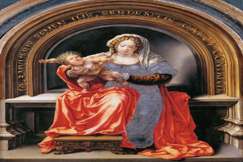 (Jan Gossaert (c. 1478-1532) -- Madonna and Child)