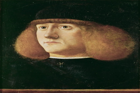 (Giovanni di Niccol?Mansueti -- Portrait of a young man)