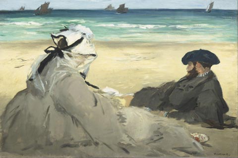 (Edouard Manet On the Beach)