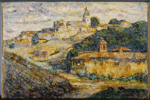 (Ernest Lawson (1873–1939)-Twilight in Spain)