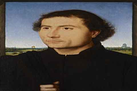 《一个男子的肖像画》(Hans Memling - Portrait of a Man, c.1470)