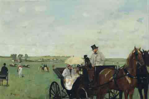 (Edgar Degas At the Races in the Countryside)