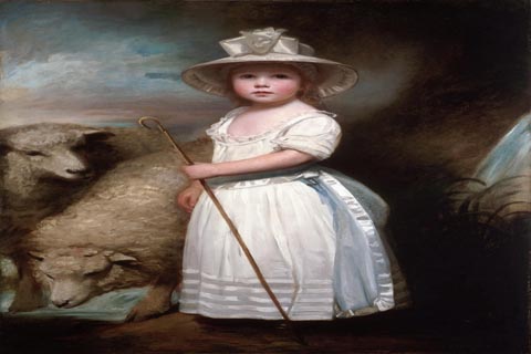 (George Romney English 1734-1802 Shepherd Girl (Little Bo-Peep).tif)