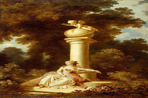 (Jean-Honor¨¦ Fragonard - The Progress of Love Reverie, 1790-1791