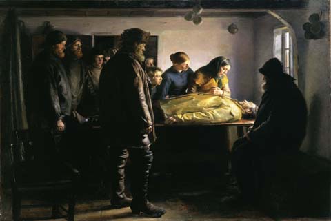(Michael Ancher The drowned fisherman)