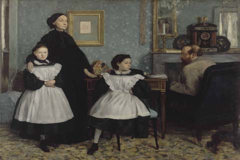 (Edgar Degas The Bellelli Family)