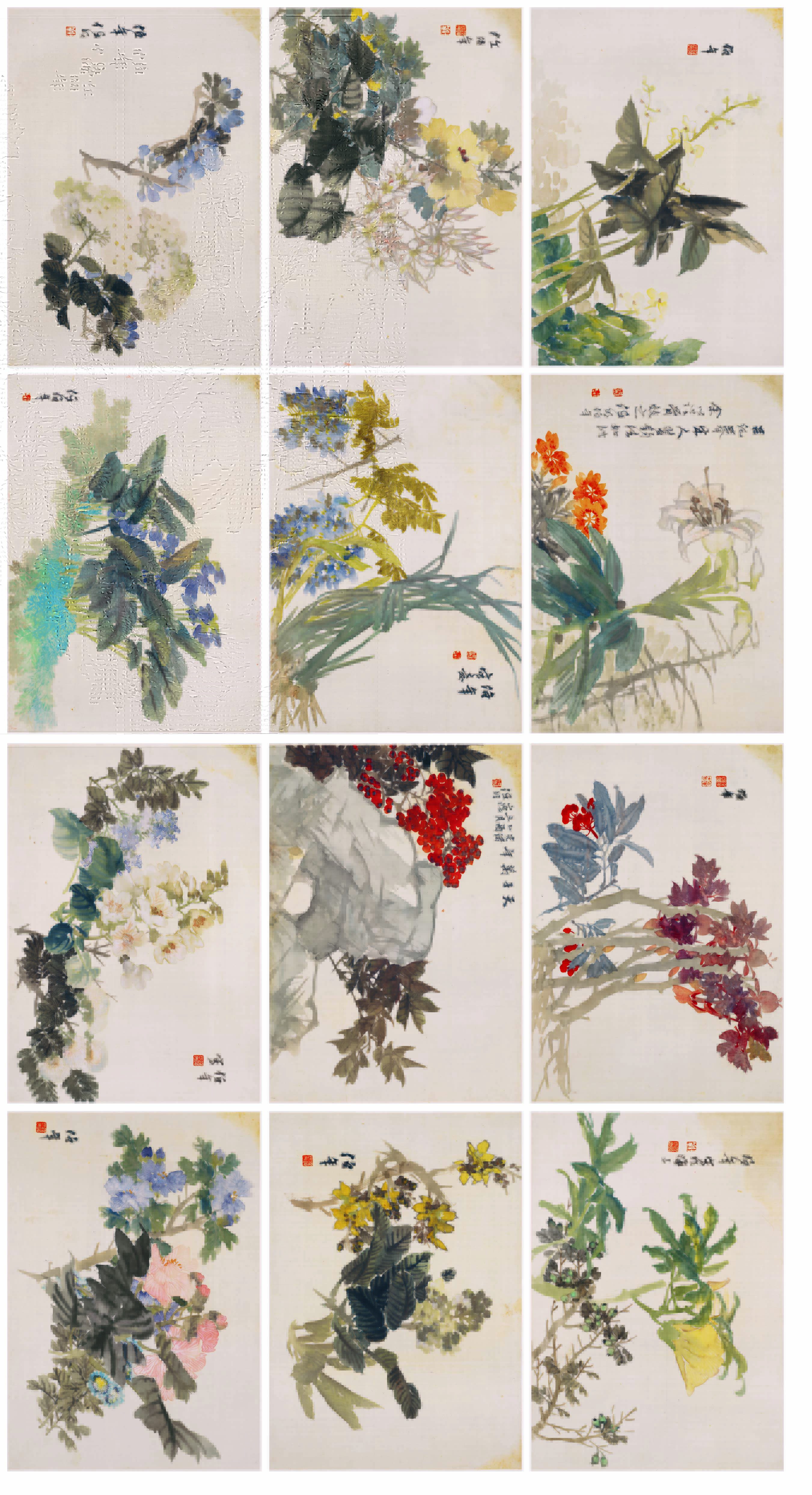 花卉十二开-13-任伯年_清代_国画_历代国画艺术长廊