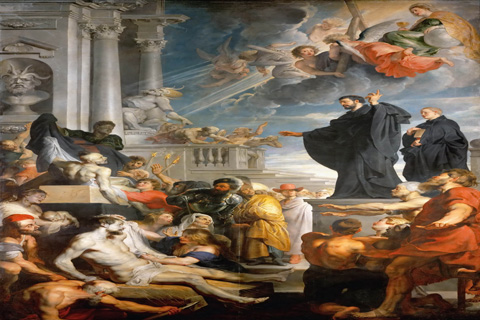 (Peter Paul Rubens --Miracle of Saint Francis Xavier)