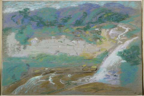 (Dwight Williams (1856 - 1932) (American)-Fragment of Chittenga Falls)