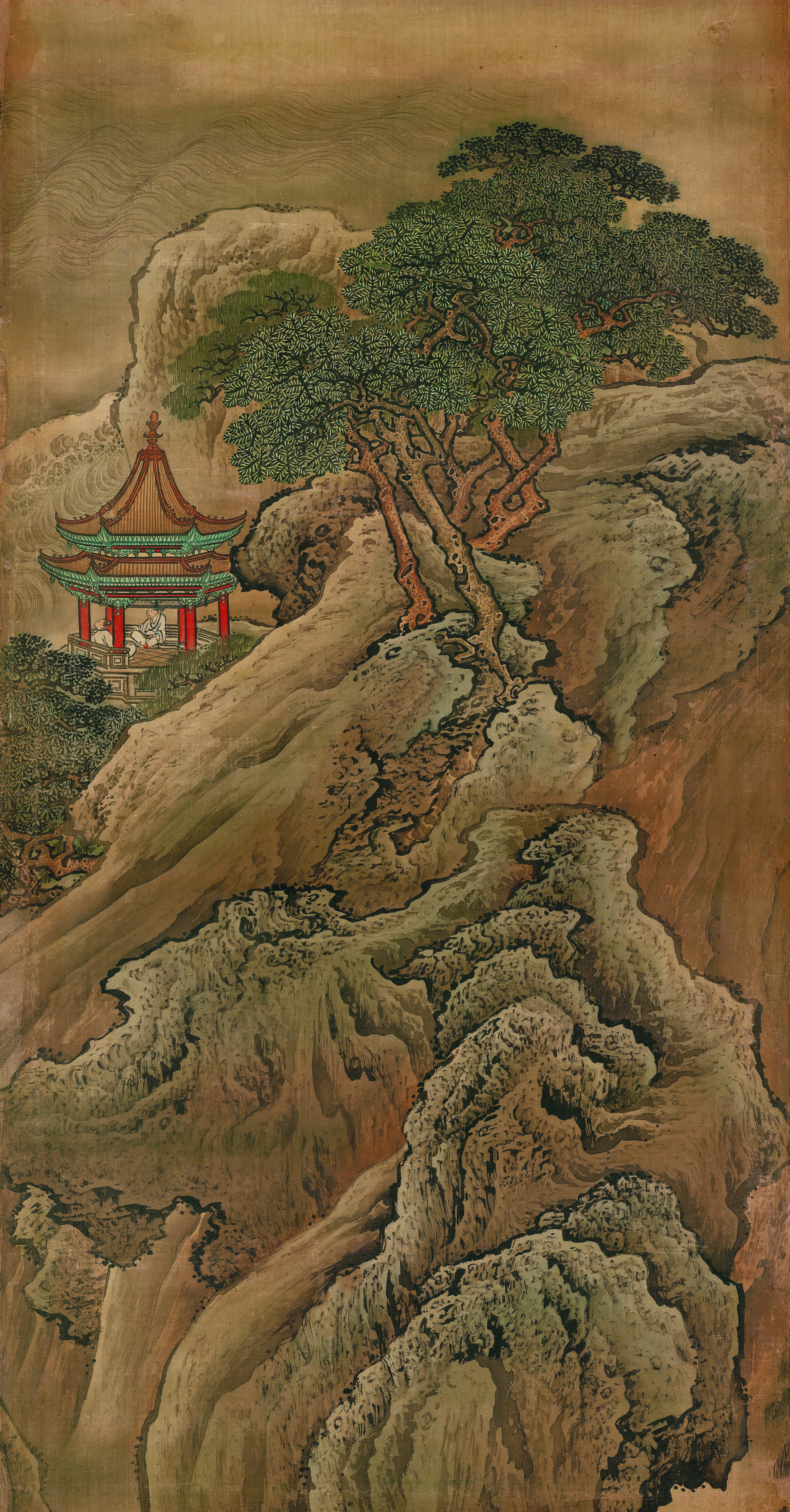 蓬莱仙境图屏-09-袁耀_清代_国画_历代国画艺术长廊
