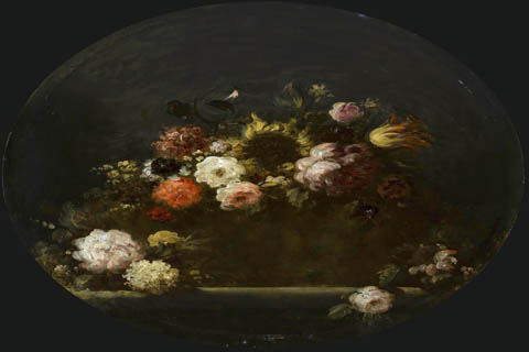 (Giovanni Antonio Pellegrini - Flowers in a Vase3)