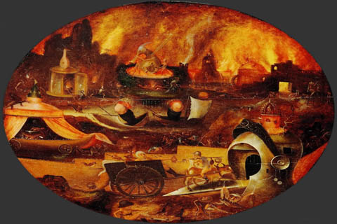 (Herri met de Bles (c. 1510-after 1550) -- Hell)