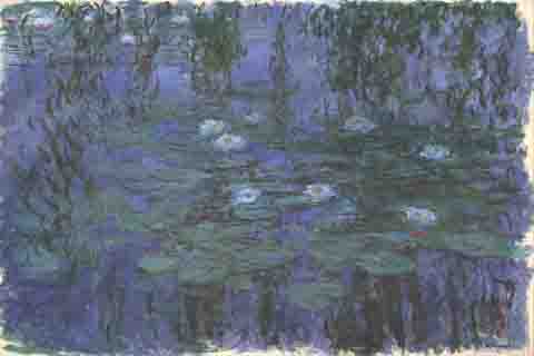 (Claude Monet Blue Water Lilies)