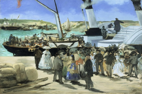 (閐ouard Manet The Folkestone Boat Boulogne)