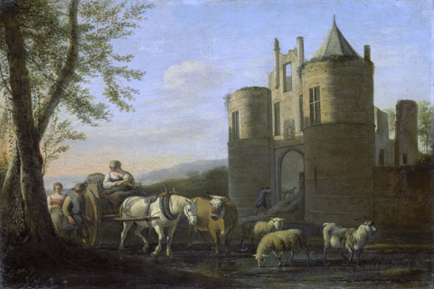 (Berckheyde Gerrit Adriaensz. De voorpoort van kasteel Egmond 1670-1698.jpeg)