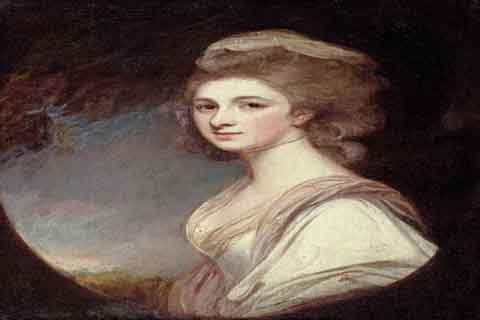 《弗朗西丝小姐玛丽·哈福德》(George Romney - Miss Frances Mary Harford, 1780-1783)