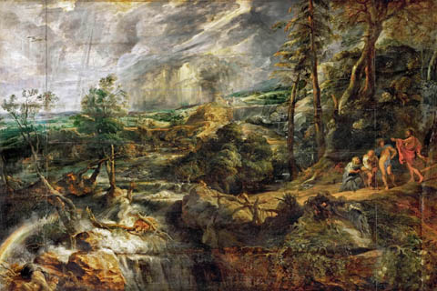 (Peter Paul Rubens -- Landscape in a Thunderstorm)