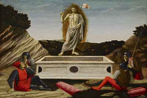 《复活》-弗朗西斯科·波提奇(Francesco Botticini - The Resurrection, c.1465-1470)