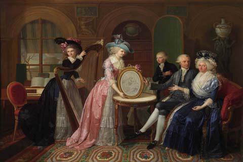 (Jan Bernard Duvivier - Portrait of the family Villers 2)