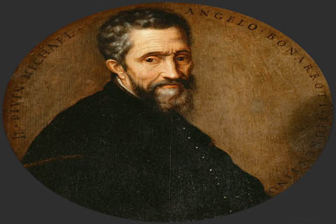 (Frans Floris the elder -- Portrait of Michelangelo)