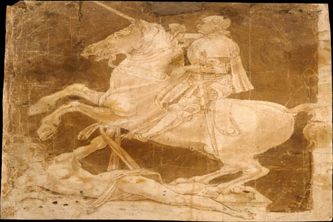 (Antonio Pollaiuolo Study for an Equestrian Monument)