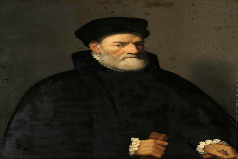 (Giovanni Battista Moroni - Portrait of Vercellino Olivazzi)
