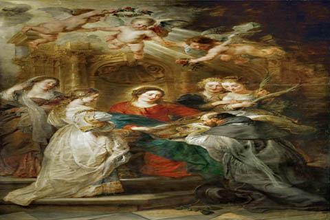 (Peter Paul Rubens -- Ildefonso Altarpiece)