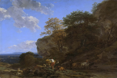 (Berchem Nicolaes Pietersz. Italiaans landschap 1650-1683.jpeg)