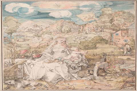 (Albrecht Dürer (1471–1528)-Mary among a Multitude of Animals)