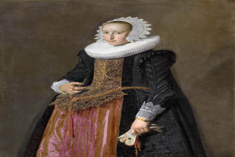 (Frans Hals - Portrait of Aletta Hanemans)